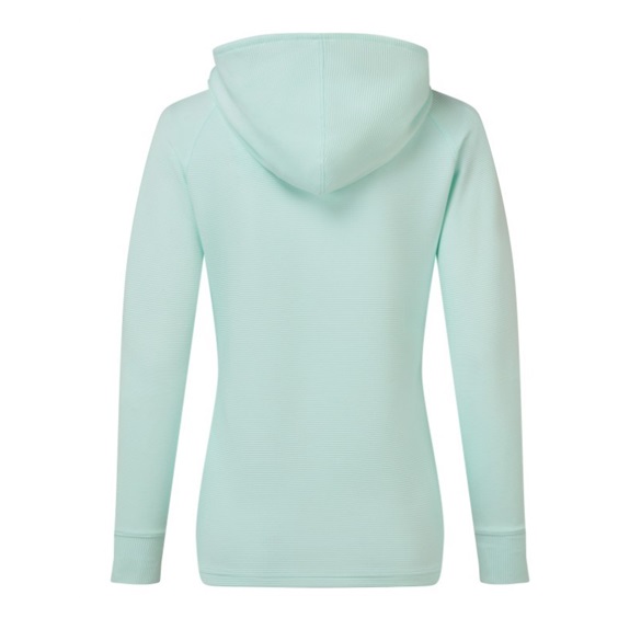FootJoy Full-Zip Ottoman Hoodie dámská mikina, glacial blue