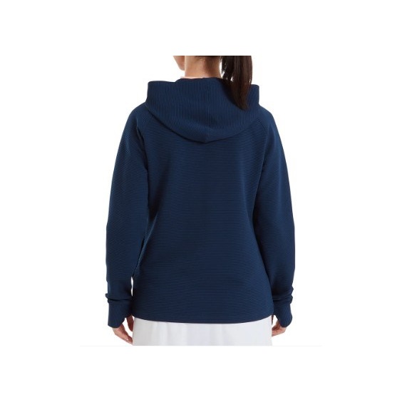 FootJoy Full-Zip Ottoman Hoodie dámská mikina, tmavě modrá