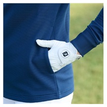 FootJoy Full-Zip Ottoman Hoodie dámská mikina, tmavě modrá