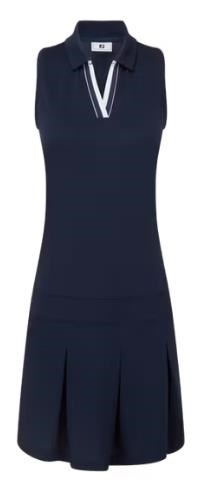 FootJoy Pleated golfové šaty, tmavě modro/bílé