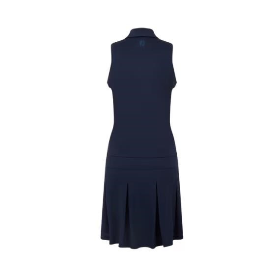 FootJoy Pleated golfové šaty, tmavě modro/bílé
