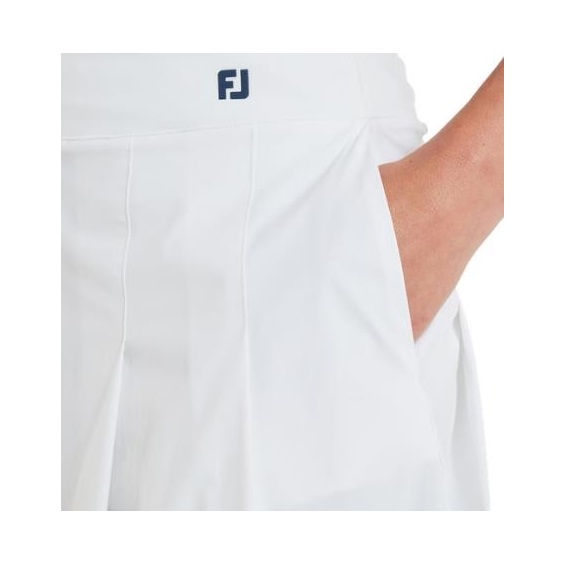 FootJoy Pleated golfová sukně, bílo/modrá
