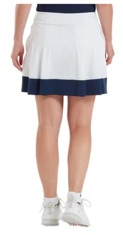 FootJoy Pleated golfová sukně, bílo/modrá