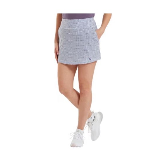 FootJoy Curve Geo Dot  Aerial golfová sukně, dusty violet/navy