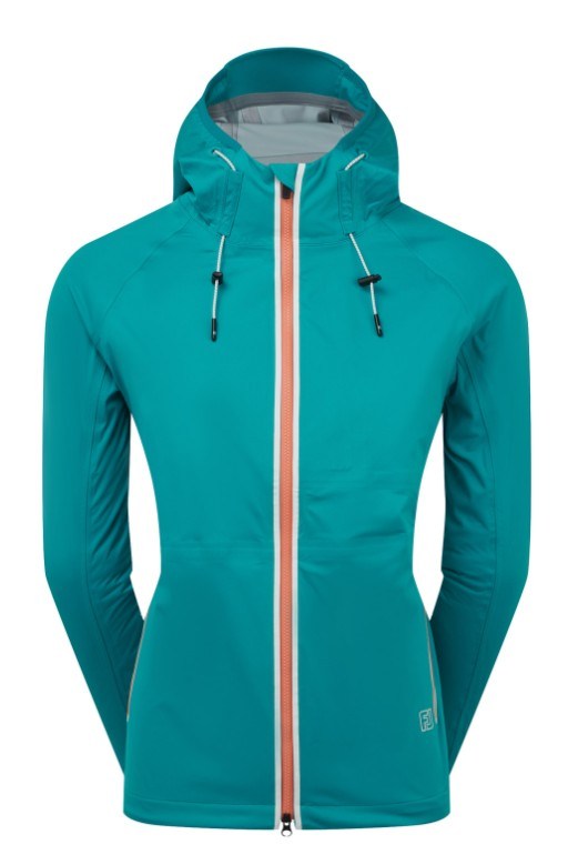 FootJoy HydroKnit dámská nepromokavá bunda, blue/white/desert peach