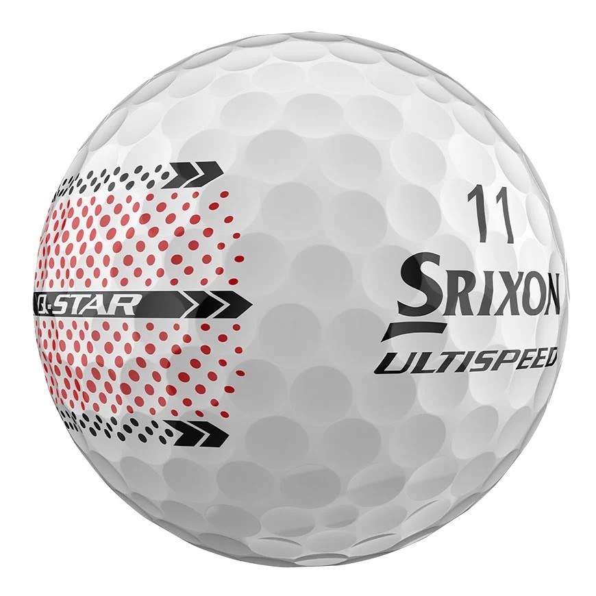 Srixon Q-Star Ultispeed Trackline golfové míčky