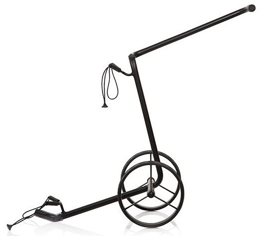 JuStar Black 2-Wheeled golfový manuální vozík