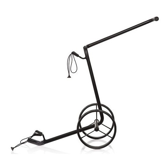 JuStar Black 2-Wheeled golfový manuální vozík