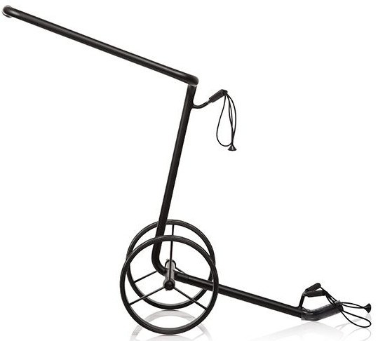 JuStar Black 2-Wheeled golfový manuální vozík