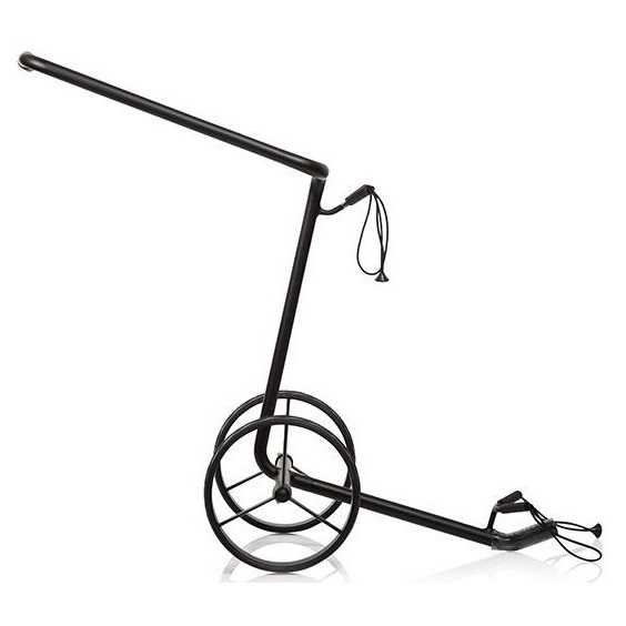 JuStar Black 2-Wheeled golfový manuální vozík