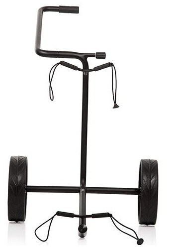 JuStar Black 2-Wheeled golfový manuální vozík