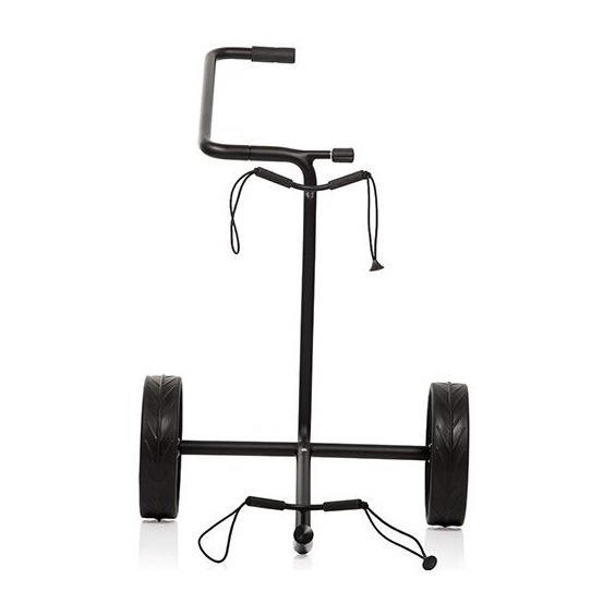 JuStar Black 2-Wheeled golfový manuální vozík