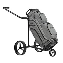 JuStar Black 3-Wheeled golfový manuální vozík