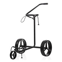 JuStar Black 3-Wheeled golfový manuální vozík
