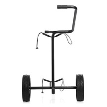 JuStar Black 3-Wheeled golfový manuální vozík