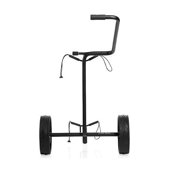 JuStar Black 3-Wheeled golfový manuální vozík