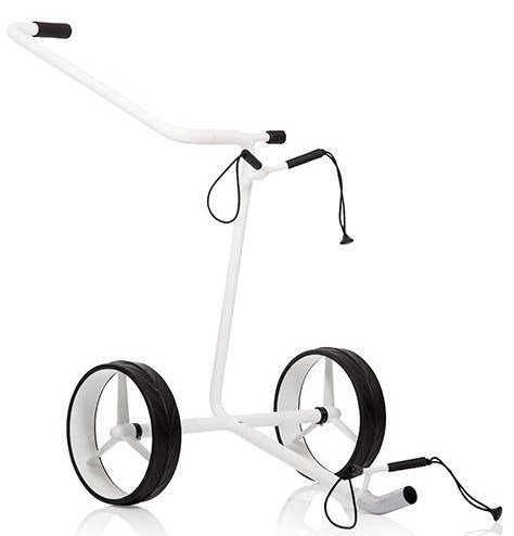 JuStar White 2-Wheeled golfový manuální vozík