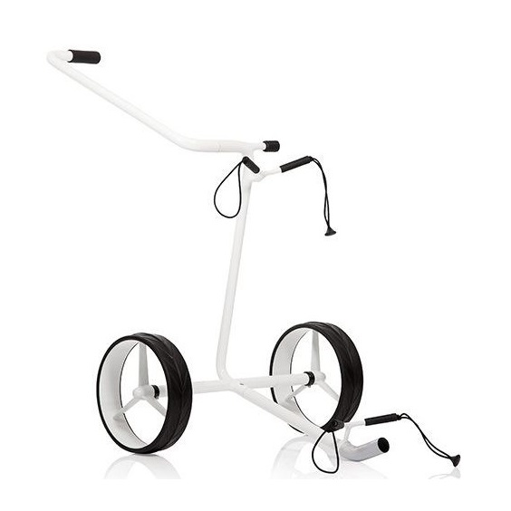 JuStar White 2-Wheeled golfový manuální vozík