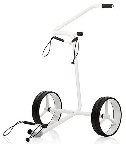 JuStar White 2-Wheeled golfový manuální vozík