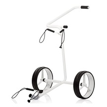 JuStar White 2-Wheeled golfový manuální vozík