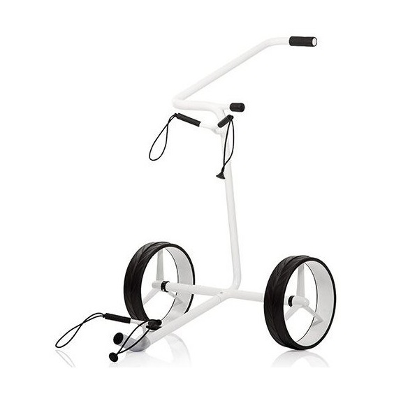 JuStar White 2-Wheeled golfový manuální vozík