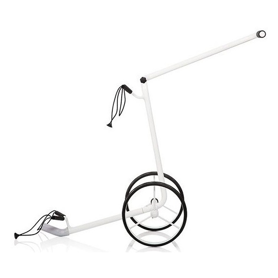 JuStar White 2-Wheeled golfový manuální vozík