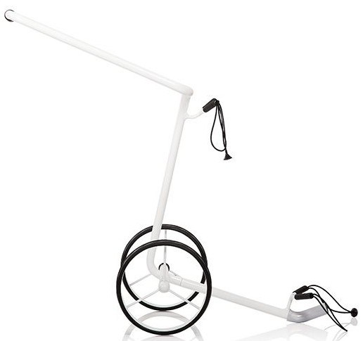 JuStar White 2-Wheeled golfový manuální vozík