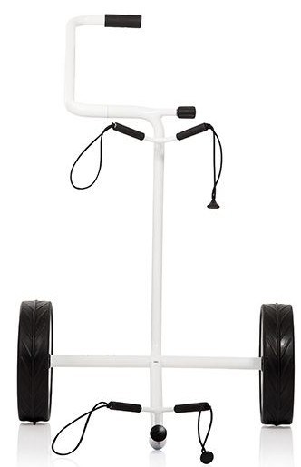 JuStar White 2-Wheeled golfový manuální vozík