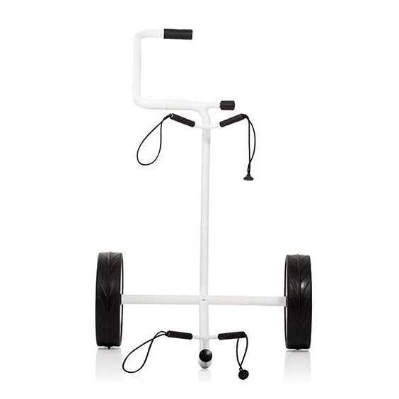 JuStar White 2-Wheeled golfový manuální vozík