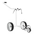 JuStar White 3-Wheeled golfový manuální vozík