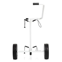 JuStar White 3-Wheeled golfový manuální vozík
