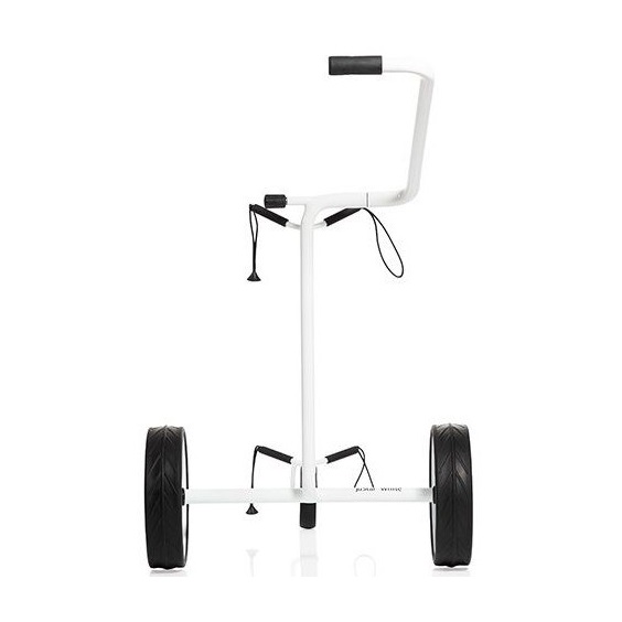 JuStar White 3-Wheeled golfový manuální vozík