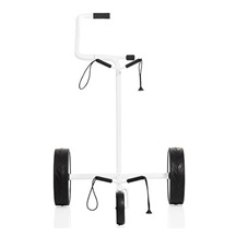JuStar White 3-Wheeled golfový manuální vozík