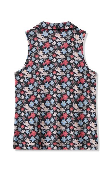 Travis Mathew Course Time dámské polo, black/floral