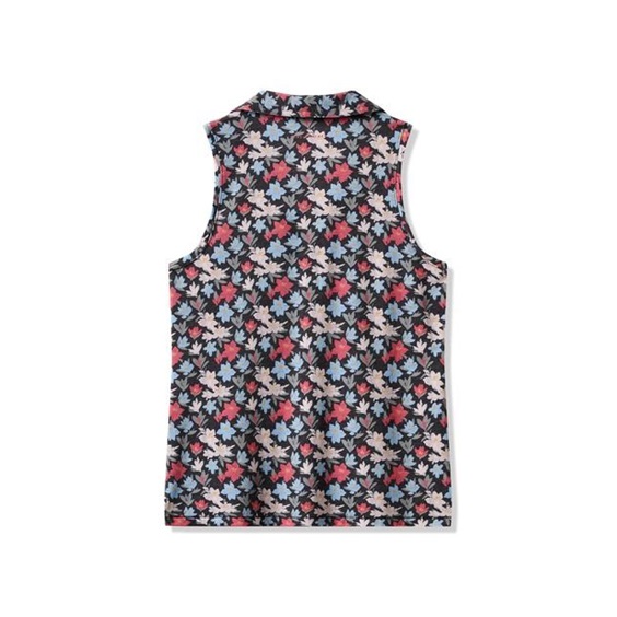 Travis Mathew Course Time dámské polo, black/floral