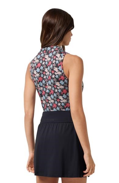 Travis Mathew Course Time dámské polo, black/floral