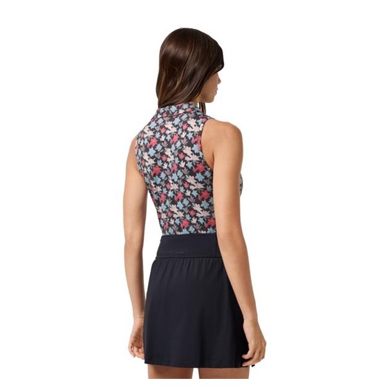 Travis Mathew Course Time dámské polo, black/floral