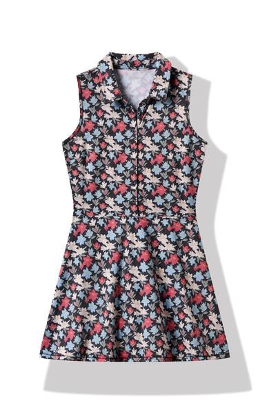 Travis Mathew Featherweight Course Time golfové šaty, black/floral
