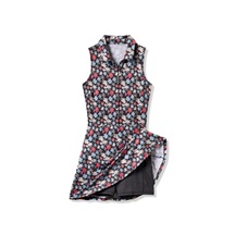Travis Mathew Featherweight Course Time golfové šaty, black/floral