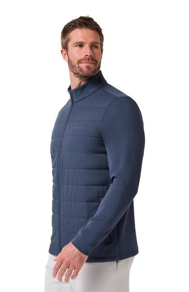 Travis Mathew Point of Sail Full Zip pánská bunda, mood indigo