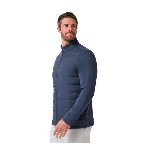Travis Mathew Point of Sail Full Zip pánská bunda, mood indigo