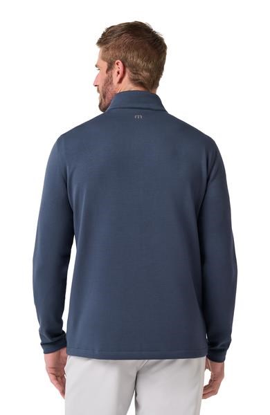 Travis Mathew Point of Sail Full Zip pánská bunda, mood indigo
