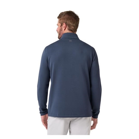 Travis Mathew Point of Sail Full Zip pánská bunda, mood indigo