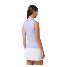 Travis Mathew Skyloft Light Sleeveless dámské polo bez rukávů, heather soft blue