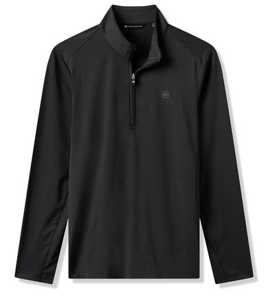 Travis Mathew Heater Pro 1/4Zip pánská mikina, černá