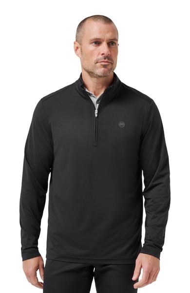 Travis Mathew Heater Pro 1/4Zip pánská mikina, černá