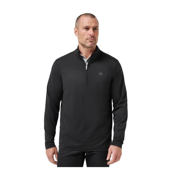 Travis Mathew Heater Pro 1/4Zip pánská mikina, černá