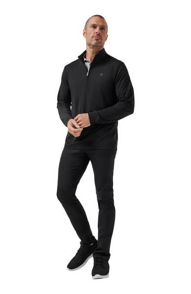 Travis Mathew Heater Pro 1/4Zip pánská mikina, černá