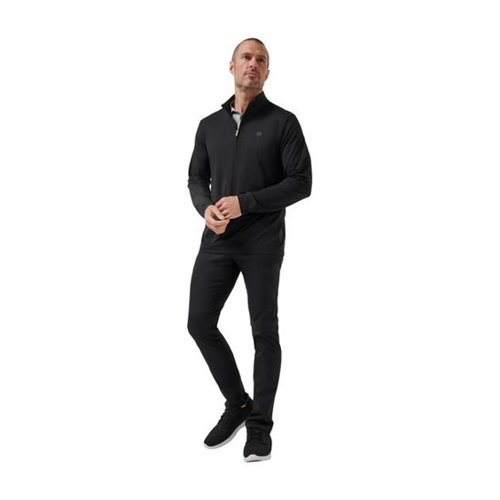 Travis Mathew Heater Pro 1/4Zip pánská mikina, černá