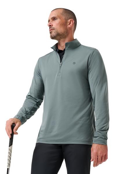Travis Mathew Heater Pro 1/4Zip pánská mikina, balsam green
